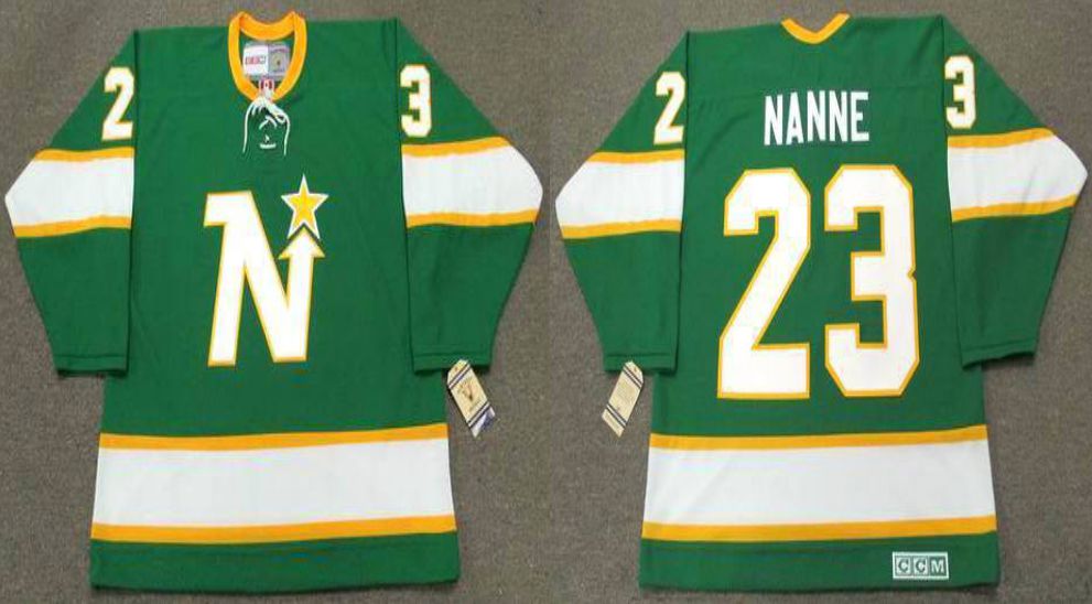 2019 Men Dallas Stars #23 Nanne Green CCM NHL jerseys